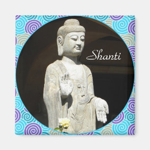 Aimant Bleus Shanti de Bouddha