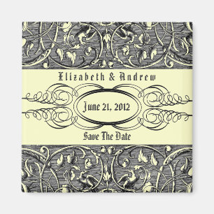 Aimant Bliss ~ Mariage Enregistrer La Date Faire-part
