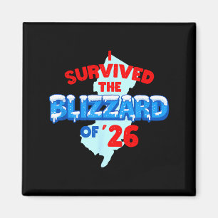 Aimant Blizzard de '26 T-Shirt New Jersey