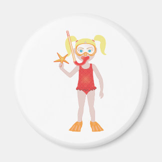 Aimant Blond Snorkel Girl