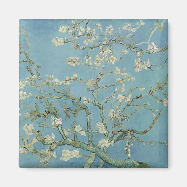 Aimant Blossoms d'amandes par Vincent Van Gogh (Devant)