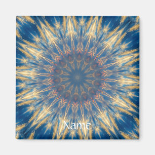 Aimant Blue Chakra Kaleidoscope Thunder_Cove