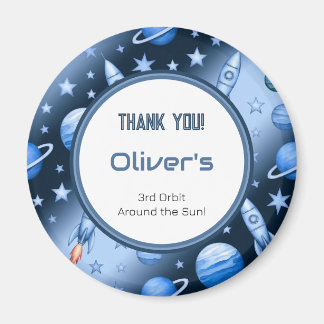 Aimant Blue Cosmic Adventure Motif céleste