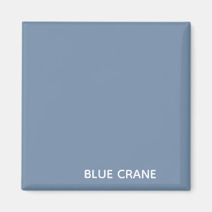 Aimant Blue Crane bleu color