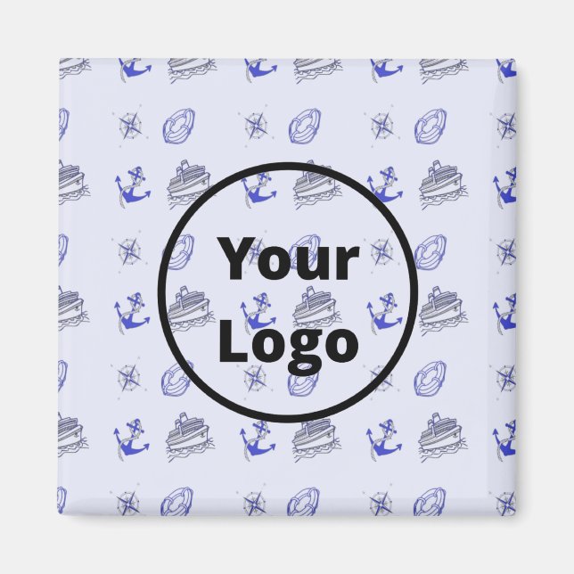 Aimant Blue cruise business pattern (Devant)