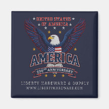 Blue Custom Promo America 250th Anniversary Eagle