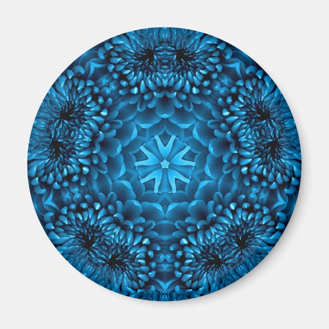 AIMANT BLUE DAHLIA (Devant)