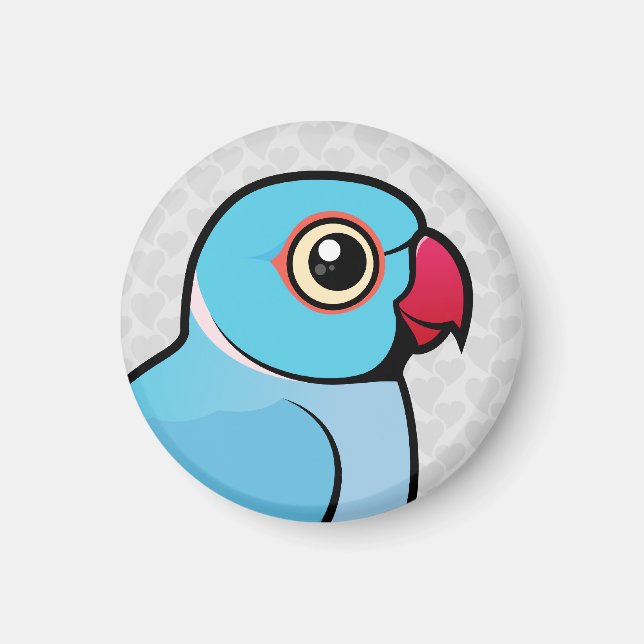 Aimant Blue Indian Ringneck (Devant)