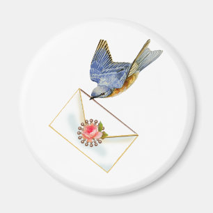 Aimant Bluebird de bonheur