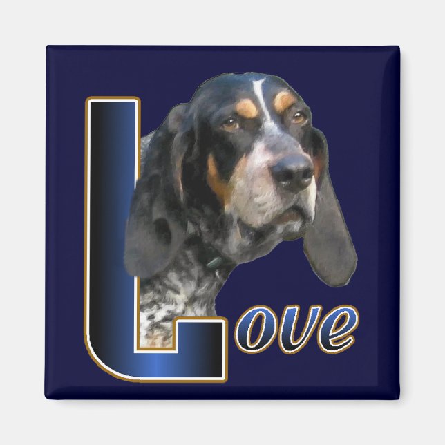 Aimant Bluetick Coonhound Dons (Devant)