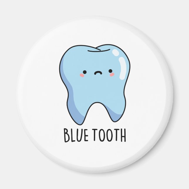 Aimant Bluetooth Funny Technique Bleu Douille (Devant)