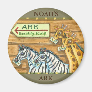 Aimant Boarding Pass Two By Two, Noah's Ark