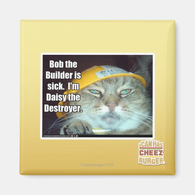 Aimant Bob le Builder est malade (Devant)