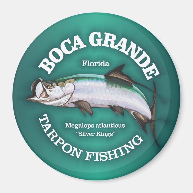 Aimant Boca Grande Tarpon Pêche (Devant)