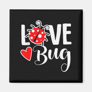 Aimant Bogue d'amour Cute Ladybug de la Saint-Valentin
