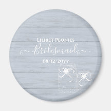 BOHO Dusty Blue Driftwood Mason Jars Mariage