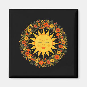 Aimant Boho Spirituel Soleil Mignon Bohémien Céleste Hipp