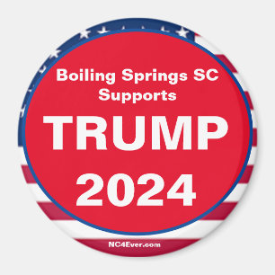 Aimant Boiling Springs SC prend en charge TRUMP 2024 Patr