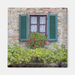 Aimant Boîte à fleurs sur la fenêtre