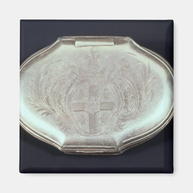 Aimant Boîte de soudure en relief avec armoiries, c.1820 (Devant)