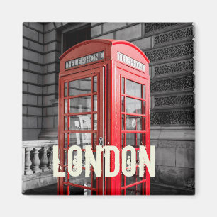 Aimant Boîte téléphonique en cadeau London Fine Art