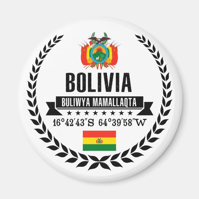 Aimant Bolivie (Devant)