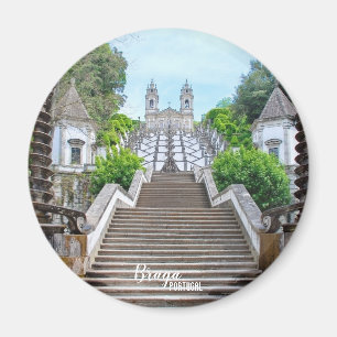 Aimant Bom Jesus de Braga Sanctuaire catholique, Portugal