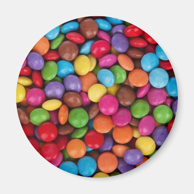 Aimant Bonbon Button Coloré Mignon (Devant)