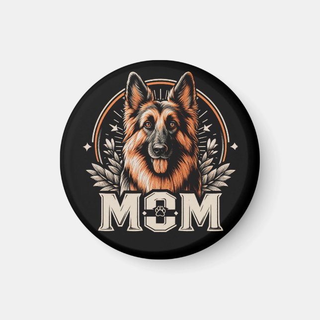 Aimant Bond Majestic : Gee Vaucher Allemand Berger Chien  (Devant)