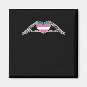 Aimant Bone Hands Coeur Transgenre Goth