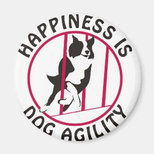 Aimant Bonheur d'agilité de border collie Polonais