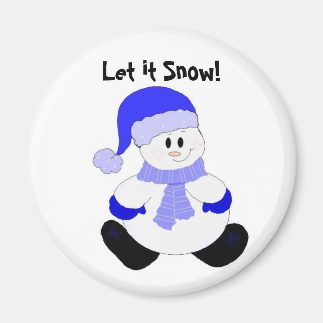 Aimant Bonhomme de neige (Devant)