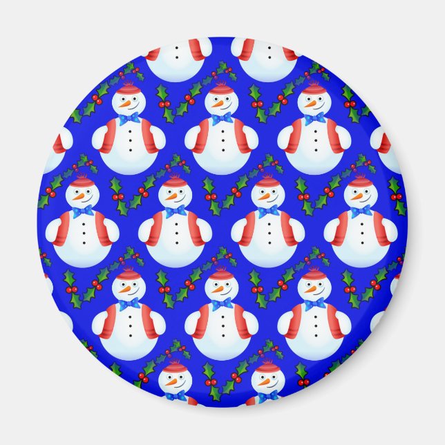 Aimant bonhomme de neige (Devant)