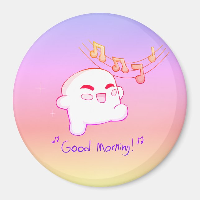 Aimant Bonjour ! (Devant)