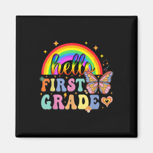 Aimant Bonjour 1ère année Retour à l'école 1ère année Ens
