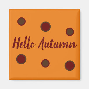 Aimant Bonjour Automne
