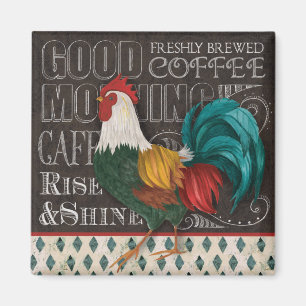 Aimant bonjour de coq