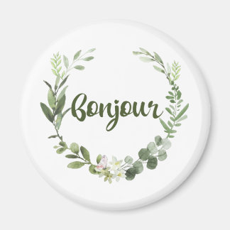 Aimant Bonjour Français