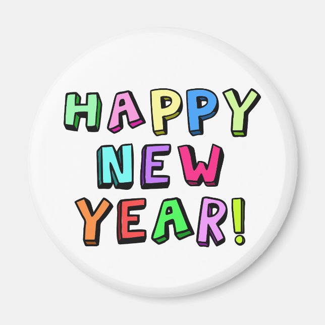 Aimant Bonne année (Devant)
