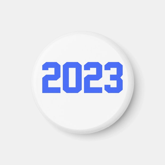 Aimant Bonne année 2023 - Nouvel an 2023 (Devant)