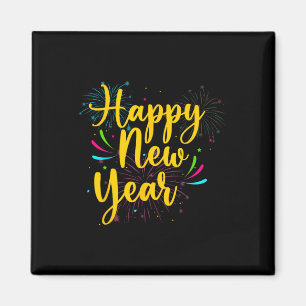 Aimant Bonne année 2025 Gold Fun Festive Funny Party C