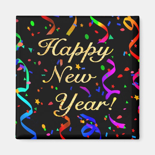 Aimant "Bonne année ! "aimant (Devant)