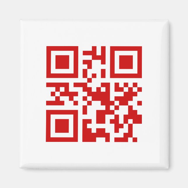 Aimant Bonne année ! — Code QR (Devant)
