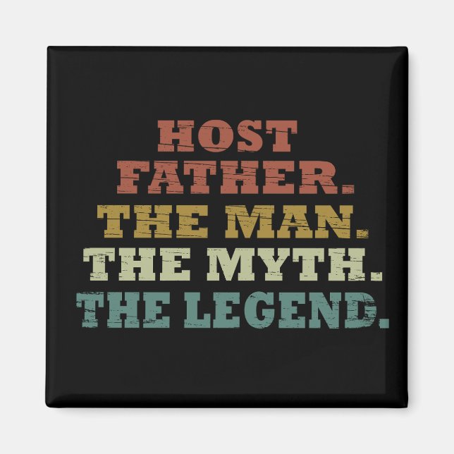 Aimant Bonne fête des pères cadeaux idées meilleur papa h (Devant)