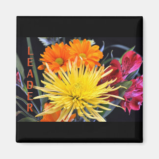 Aimant Bonne Fleurs Boss Anniversaire