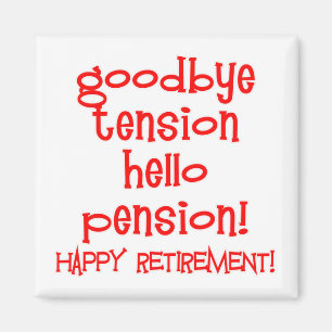 Aimant Bonne retraite ! T-shirts et cadeaux de retraite