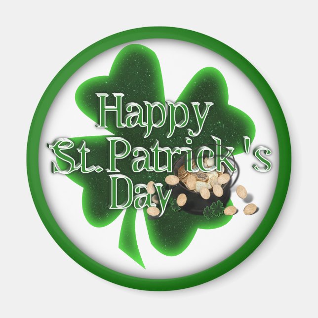 Aimant Bonne Saint Patrick ! (Devant)