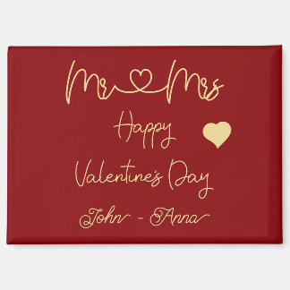 Aimant Bonne Saint-Valentin M. et Mme