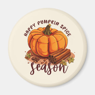 Aimant Bonne saison des épices Citrouilles - Cosy Vibes d