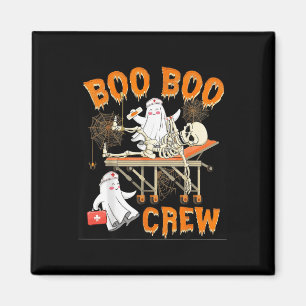 Aimant Boo Boo Skeleton Crew Nurse Funny Ghost Women Hall